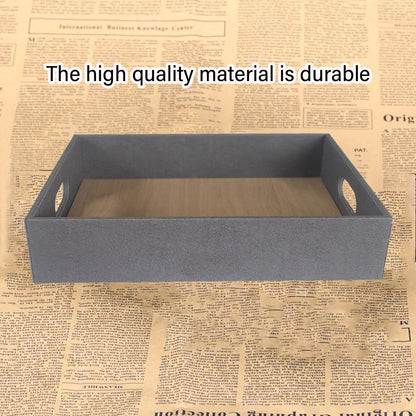Hotel Shoe Basket Tray Faux Leather Organiser for Guest Room