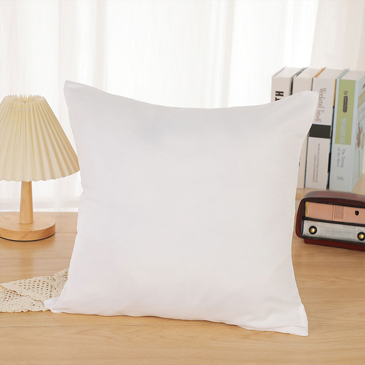 White Cotton Pillow Core with Anti Feather Sanding Cloth