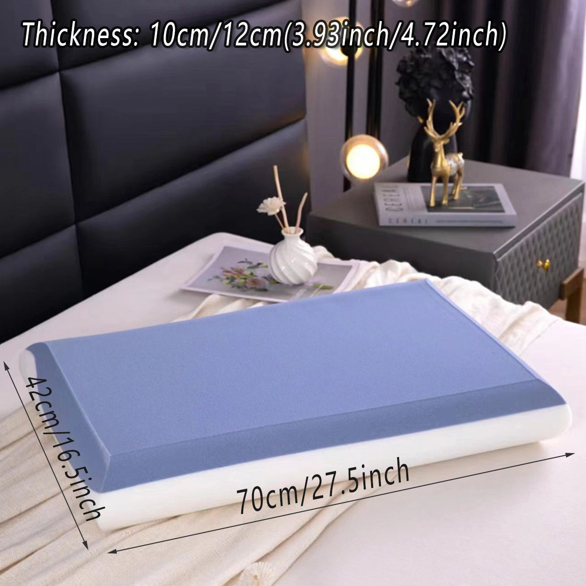 Slow Rebound Memory Foam Pillow for Neck Support Comfort