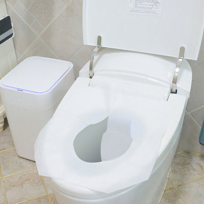 2PCS Travel Disposable Toilet Seat Covers Soluble Paper for Hotel Household