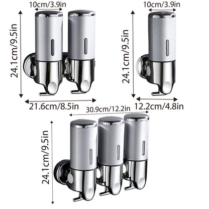 Wall Mounted Soap Dispenser with Push Lever