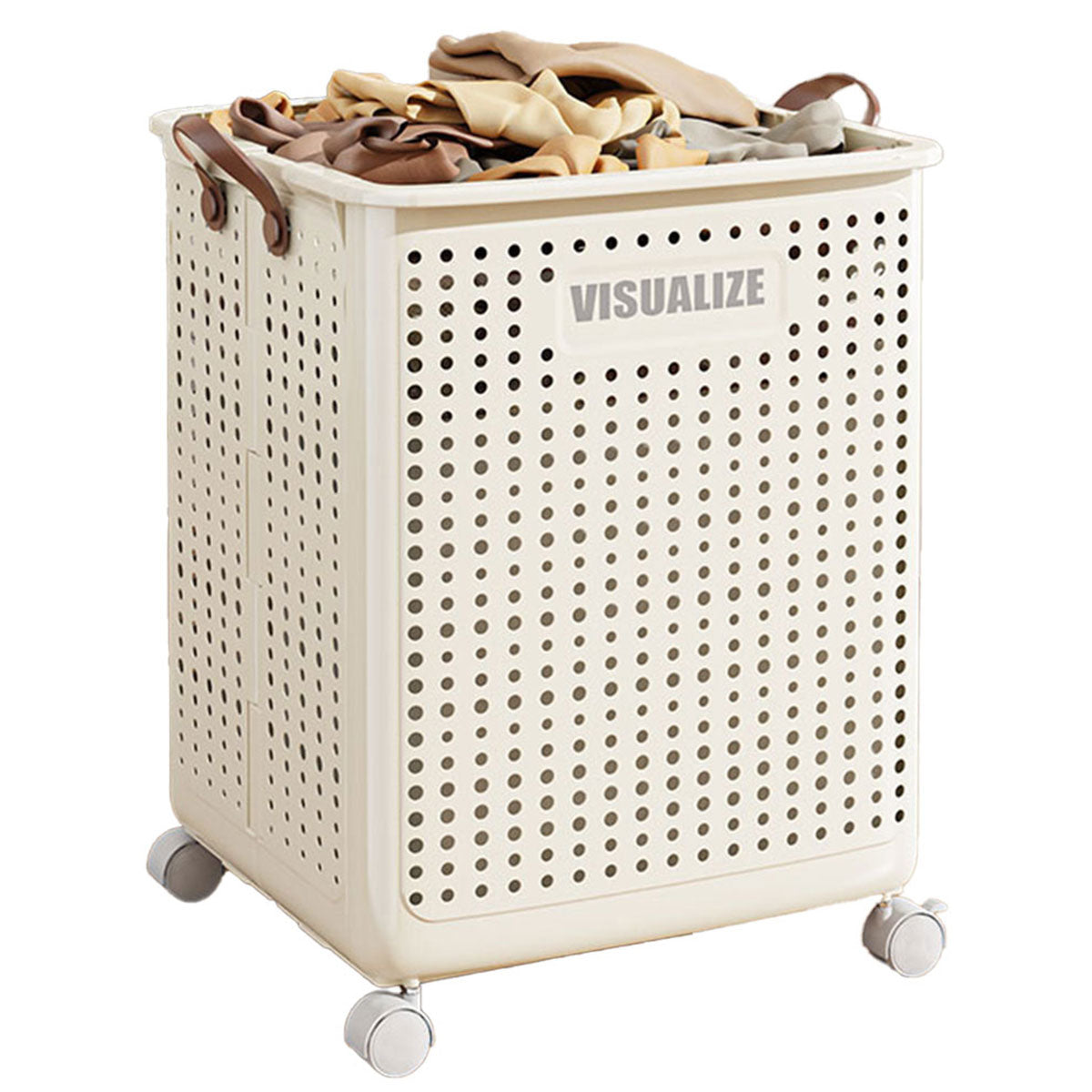 Folding Portable Laundry Basket Multifunctional Storage for Bathroom Household