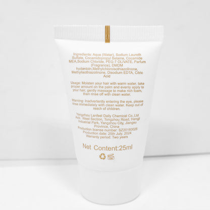 50pcs 25ml Hotel Toiletry Bottles Shampoo Conditioner