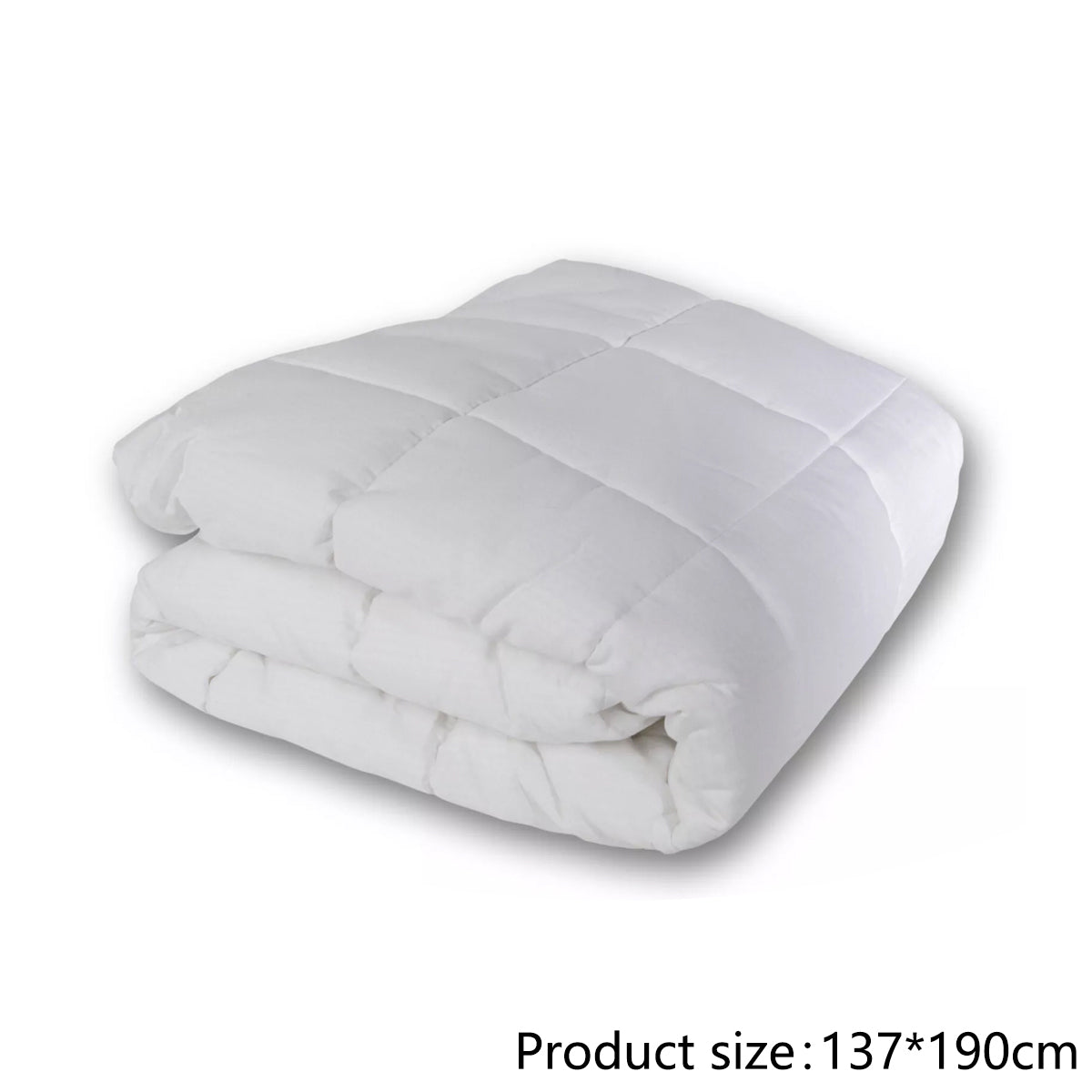 Hotel Mattress Comfort Pad Waterproof Box Quilted White