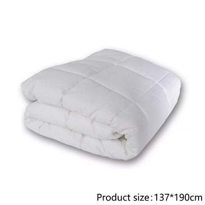 Hotel Mattress Comfort Pad Waterproof Box Quilted White