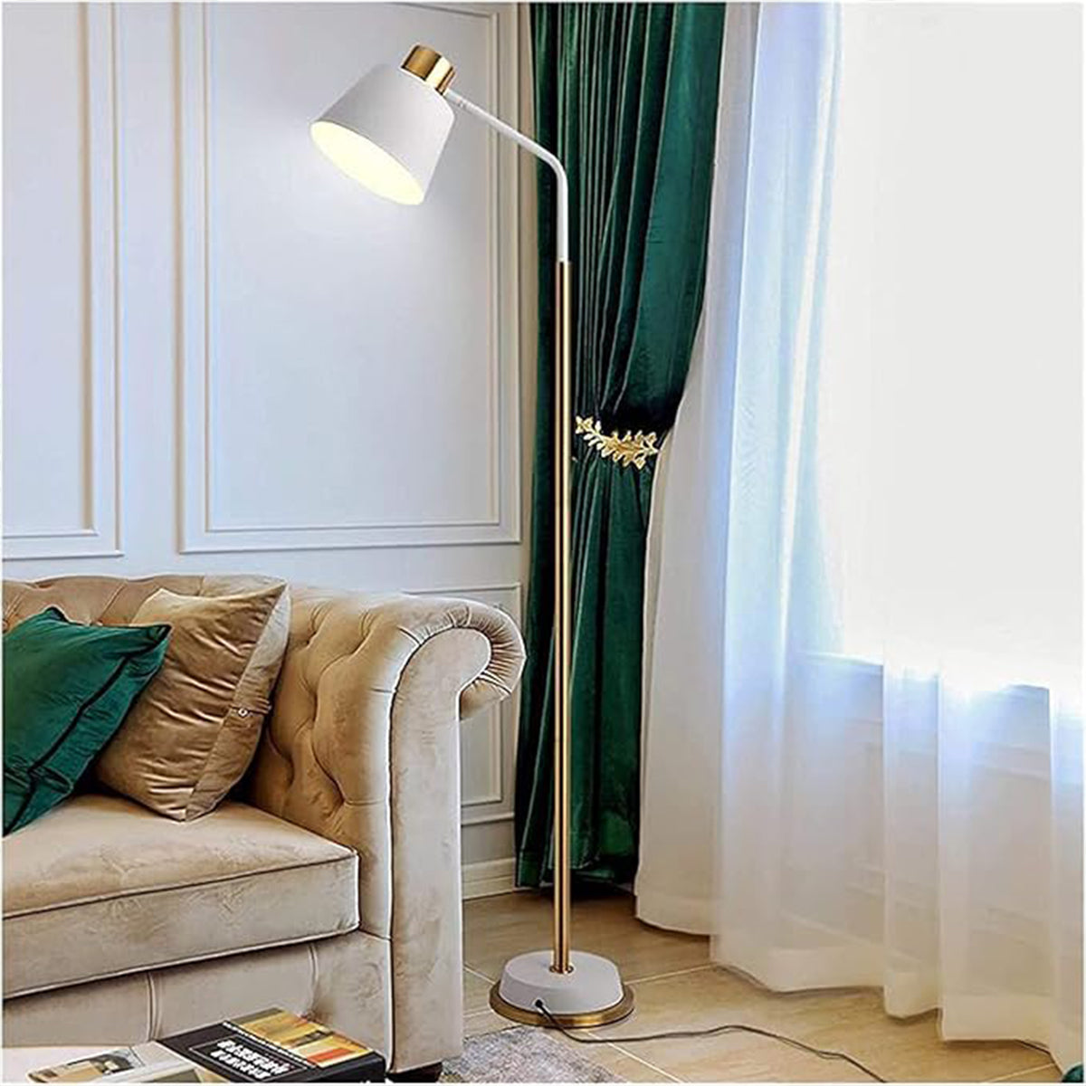 Modern Floor Lamp Rotatable Shade with 5W LED for Bedroom