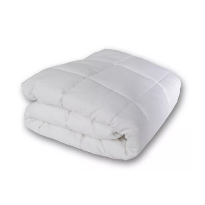 Hotel Mattress Comfort Pad Waterproof Box Quilted White