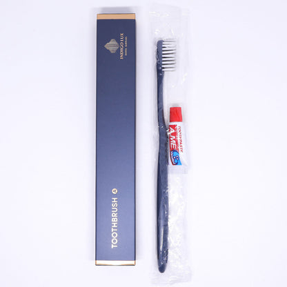 50 Sets Wrapped Toothbrush and 5g Toothpaste for Hotel Guests