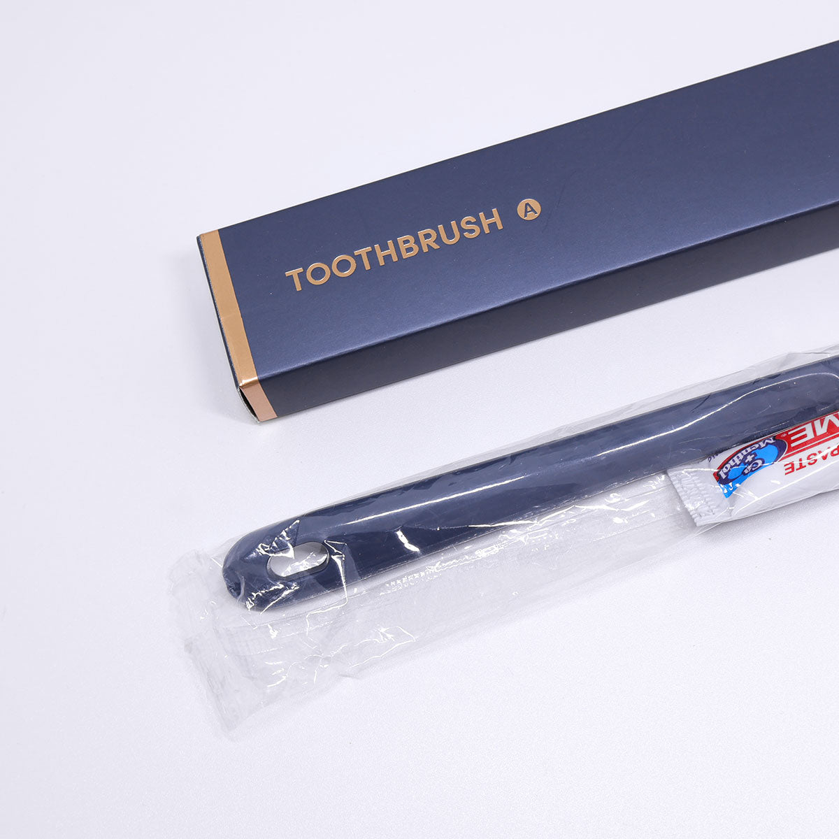 50 Sets Wrapped Toothbrush and 5g Toothpaste for Hotel Guests
