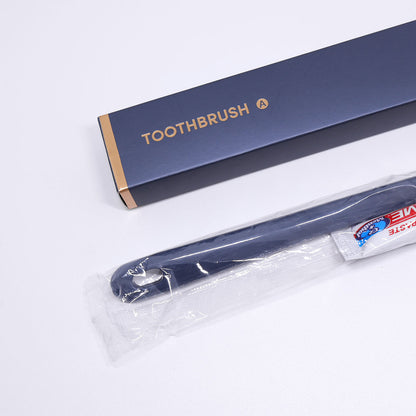 50 Sets Wrapped Toothbrush and 5g Toothpaste for Hotel Guests