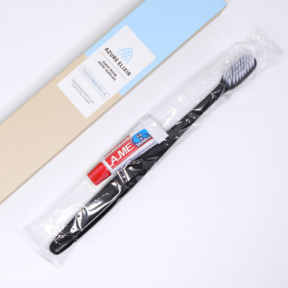 50 Sets Wrapped Toothbrush and 5g Toothpaste for Hotel Guests
