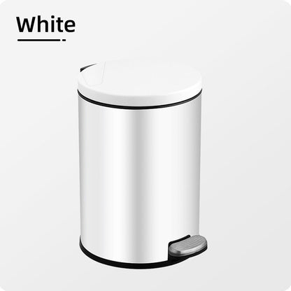 Trash Can 6L Double Layer Foot Pedal with Lid for Kitchen Bathroom