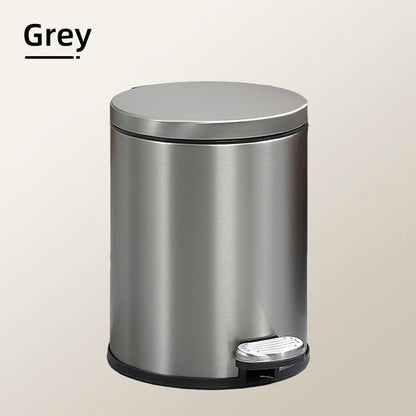 Trash Can 6L Double Layer Foot Pedal with Lid for Kitchen Bathroom