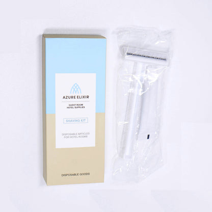 50pcs Disposable Razors with 5g Shaving Cream Set