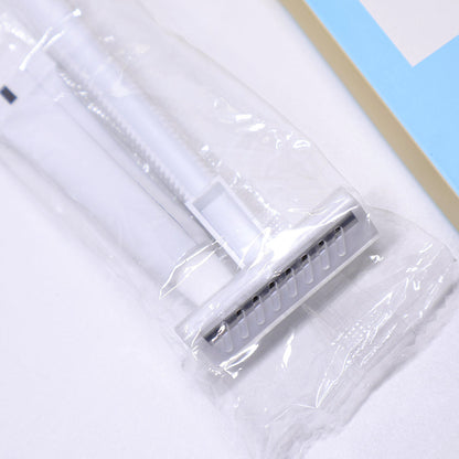 50pcs Disposable Razors with 5g Shaving Cream Set