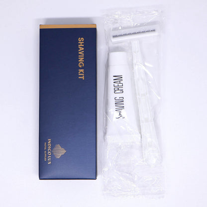 50pcs Disposable Razors with 5g Shaving Cream Set