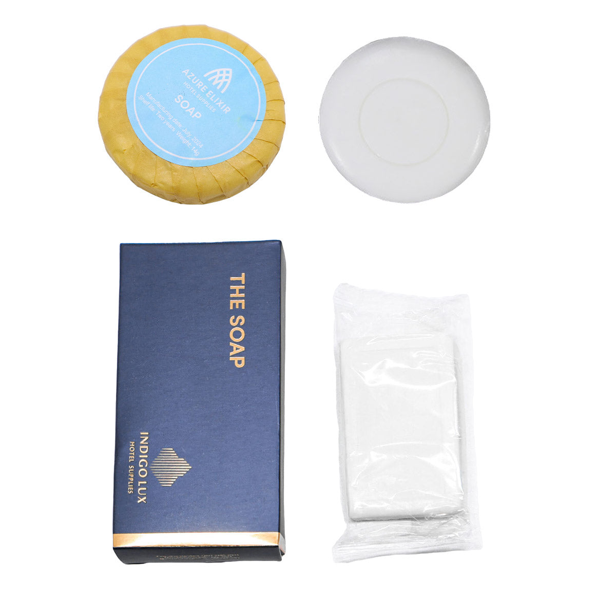 50pcs Hotel Soap Bars for Guesthouse Bathroom Travel Toiletries Set
