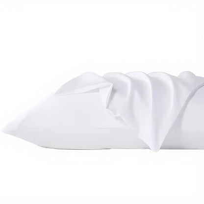 White Pillowcase 80x50cm Soft Polyester for Hotel Rooms