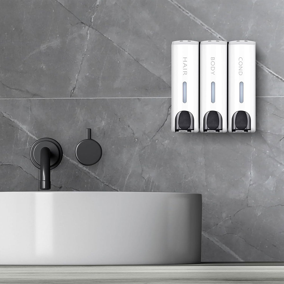 Hotel Wall Mounted Soap Dispenser with Multi Chamber Design