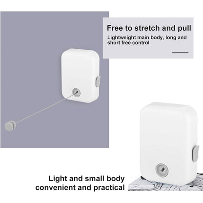 Retractable Stainless Steel Clothesline 4.3m Wall Mount