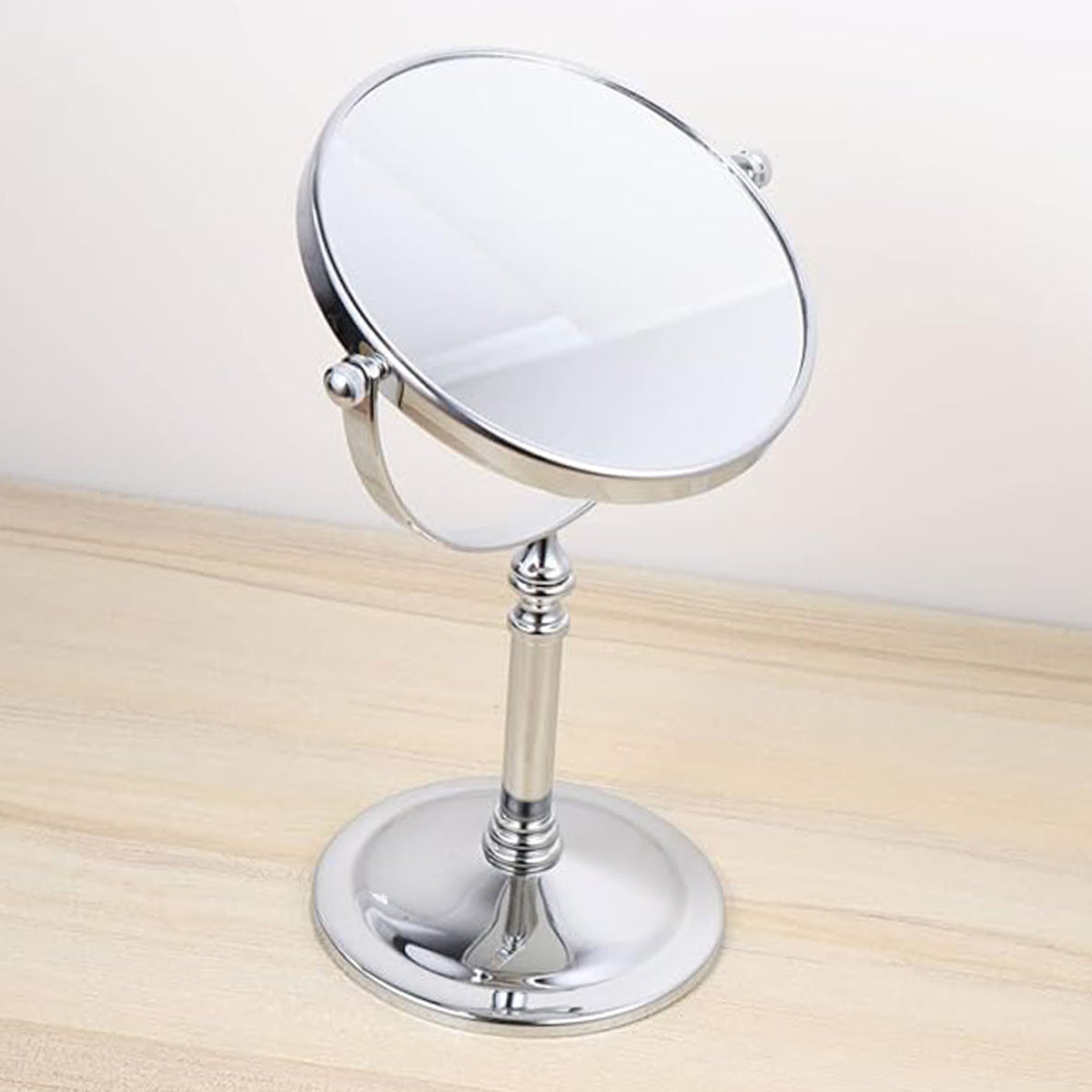 5x Magnifying Desktop Vanity Mirror 360 Rotating HD for Makeup
