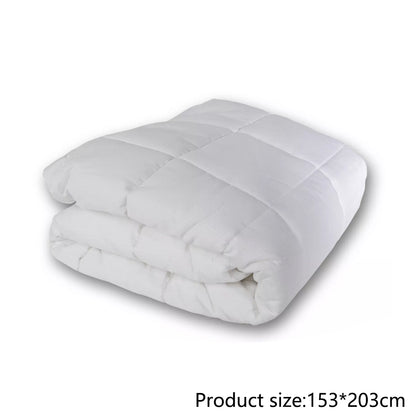 Hotel Mattress Comfort Pad Waterproof Box Quilted White