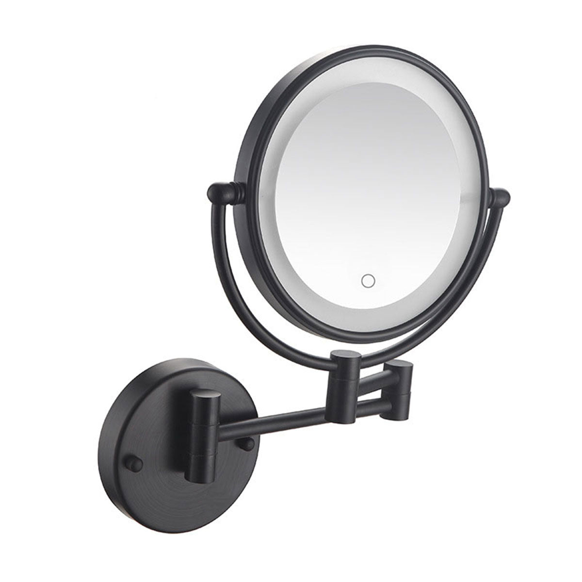 Wall Mounted Folding Makeup Mirror 5x with Light