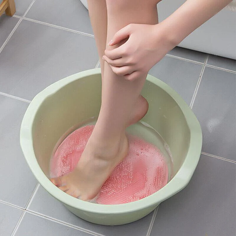 Shower Foot Scrubber Mat with Suction Cups for Exfoliating