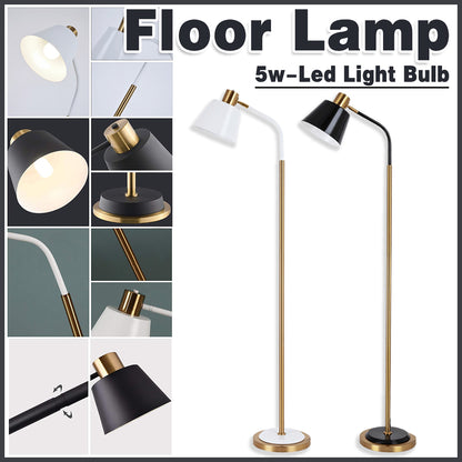 Modern Floor Lamp Rotatable Shade with 5W LED for Bedroom