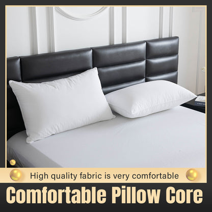 White Pillow Insert 48x74cm Support Core for Home and Hotel