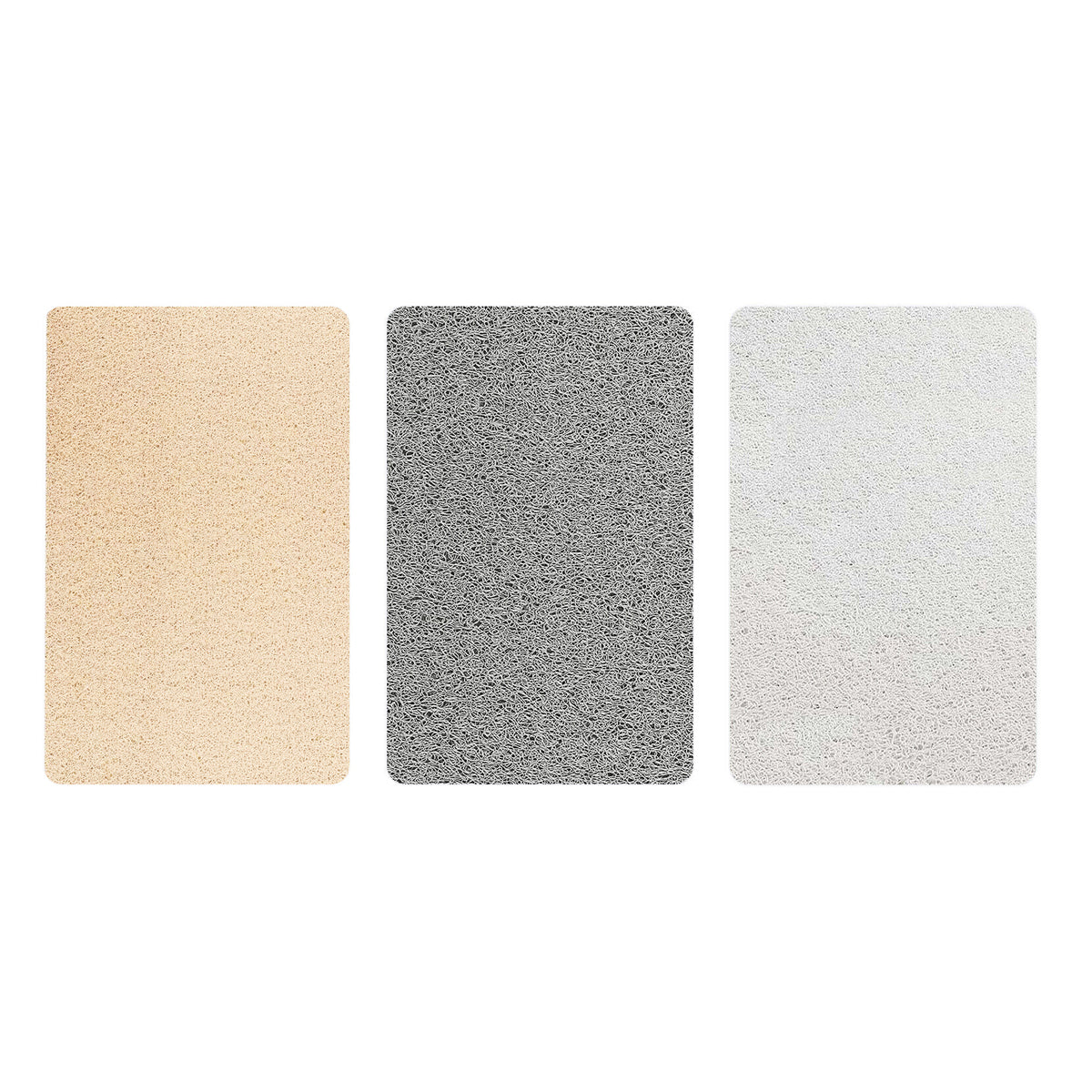 Waterproof Non Slip PVC Bathroom Mat Soft Washable Floor Rug
