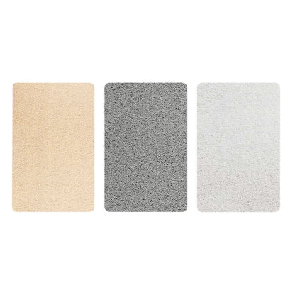 Waterproof Non Slip PVC Bathroom Mat Soft Washable Floor Rug
