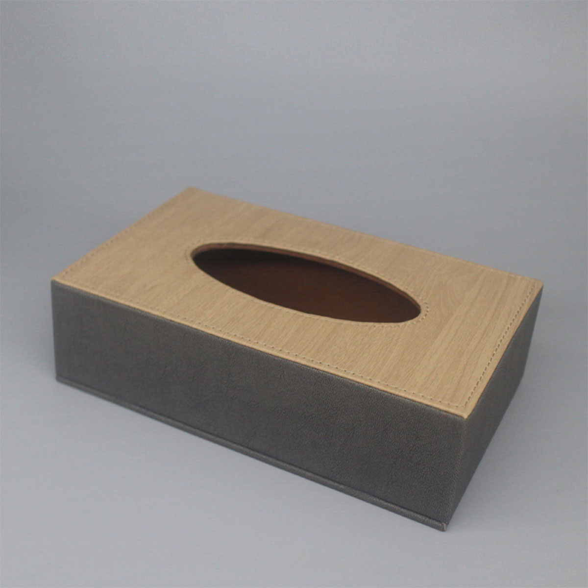 Leather Tissue Box Holder Organiser for Hotel Rooms and Offices