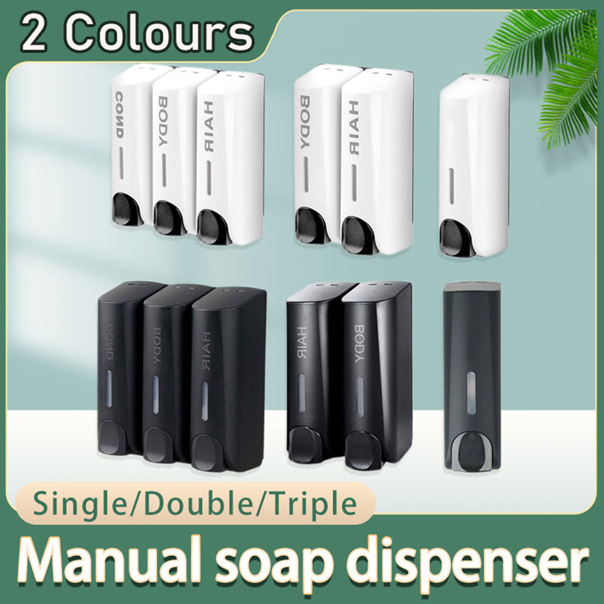 Hotel Wall Mounted Soap Dispenser with Multi Chamber Design