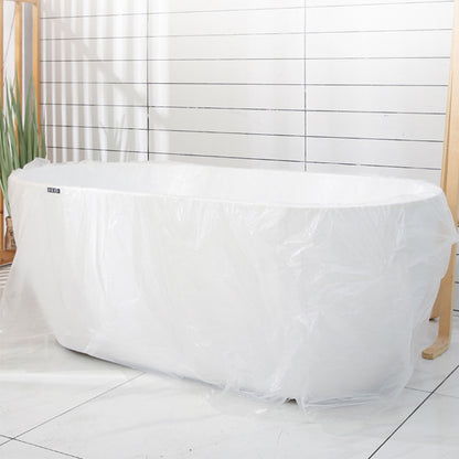 30pcs Disposable Bath Liners Waterproof Film for Hotels