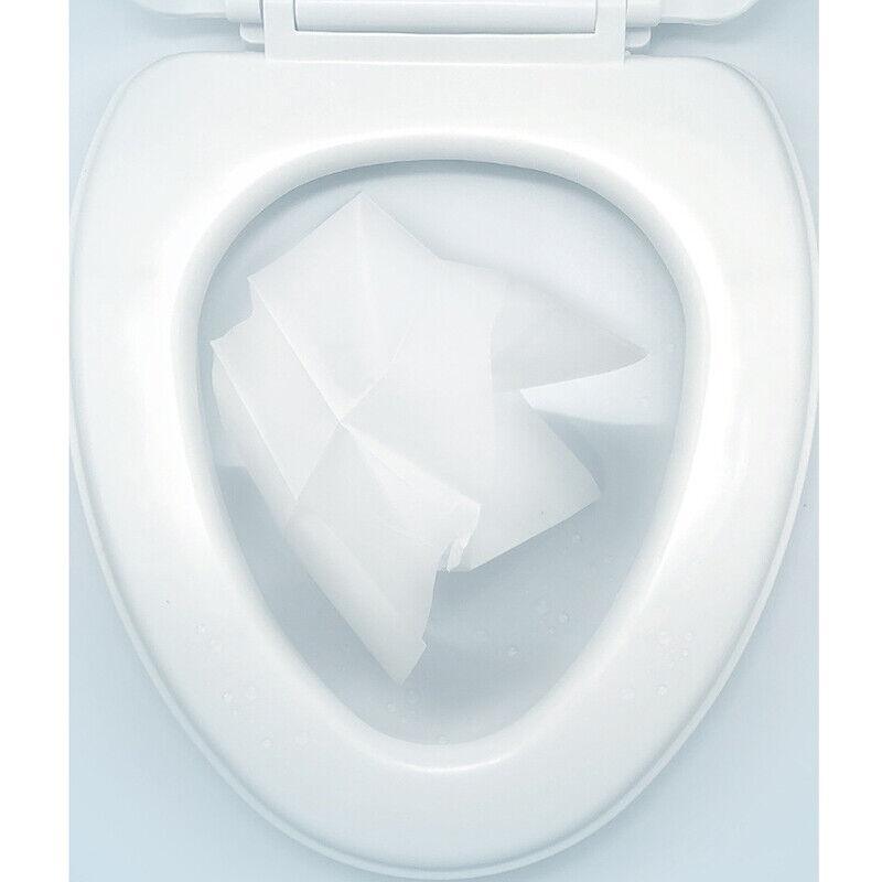 50pcs Toilet Seat Paper Covers Disposable Sanitary Travel Biodegradable Hygienic - Aimall