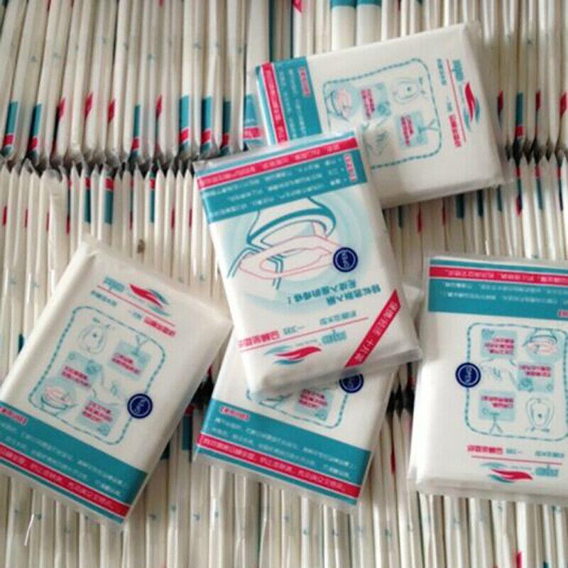 50pcs Toilet Seat Paper Covers Disposable Sanitary Travel Biodegradable Hygienic - Aimall