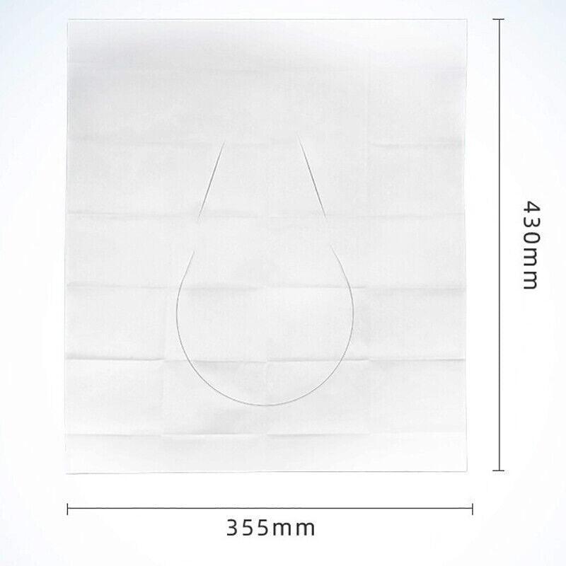 50pcs Toilet Seat Paper Covers Disposable Sanitary Travel Biodegradable Hygienic - Aimall