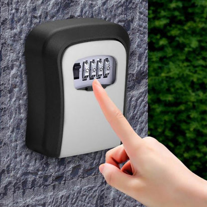 Wall Mounted Steel Key Box with 4 Digit Combination Lock