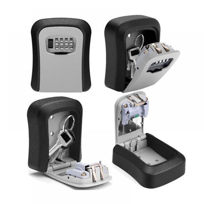 Wall Mounted Steel Key Box with 4 Digit Combination Lock