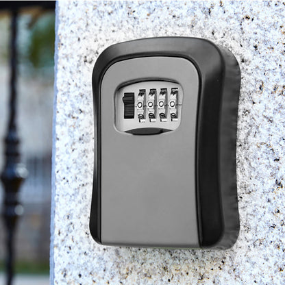 Wall Mounted Steel Key Box with 4 Digit Combination Lock