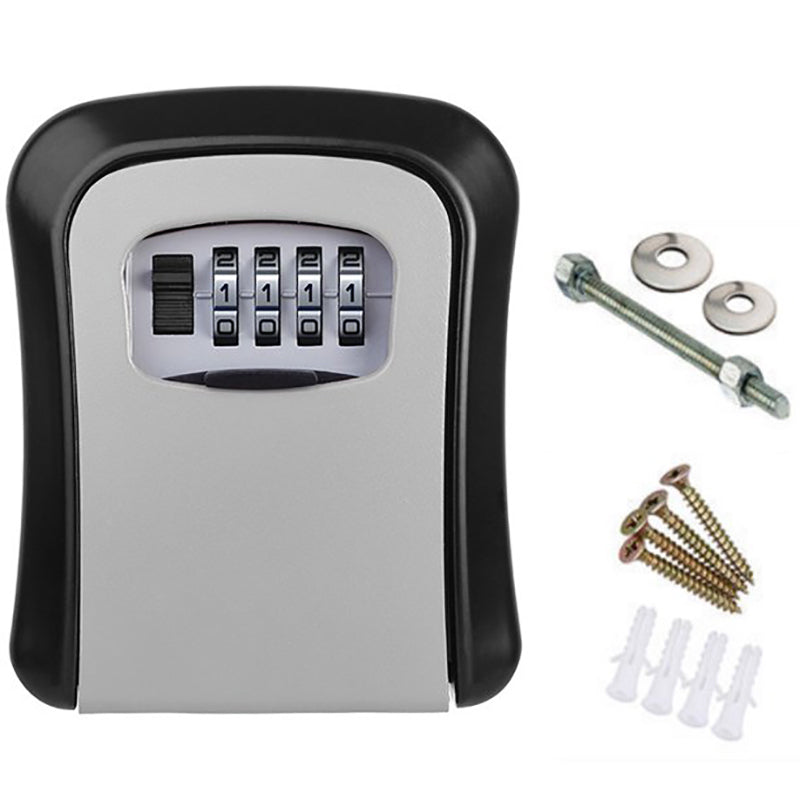 Wall Mounted Steel Key Box with 4 Digit Combination Lock