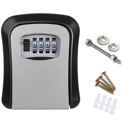 Wall Mounted Steel Key Box with 4 Digit Combination Lock