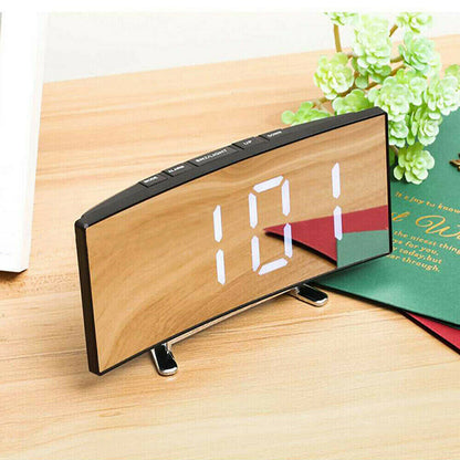LED Digital Alarm Clock with Snooze and USB Power for Bedside