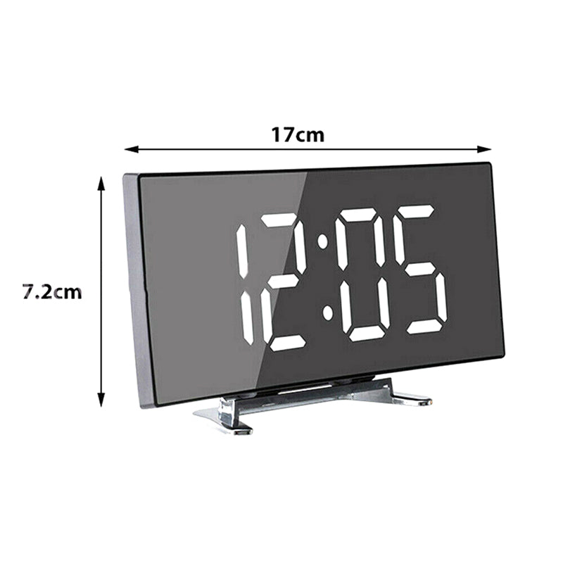 LED Digital Alarm Clock with Snooze and USB Power for Bedside
