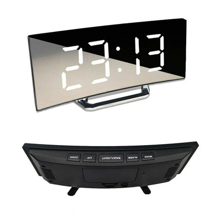 LED Digital Alarm Clock with Snooze and USB Power for Bedside