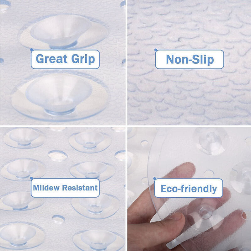 Extra Large Non Slip Bath Mat 100 x 40cm for Kids