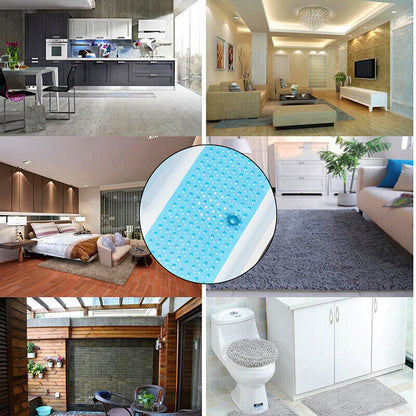 Extra Large Non Slip Bath Mat 100 x 40cm for Kids