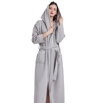 Hooded Bathrobe Quick Dry Absorbent for Daily Home and Hotel Use
