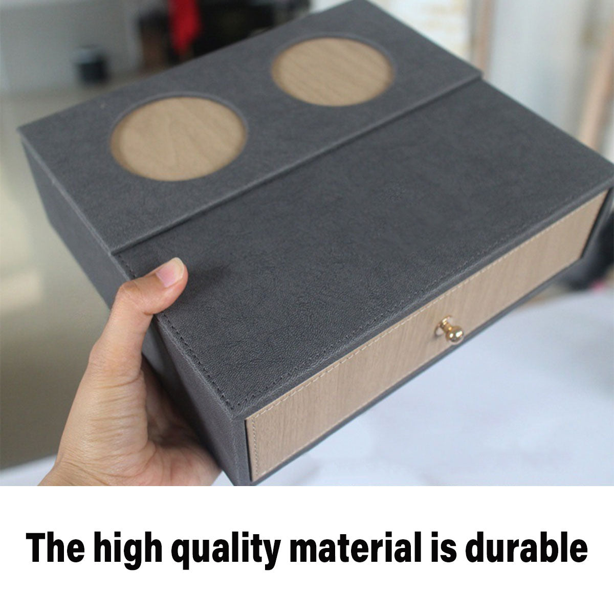 Single Layer Hotel Toiletries Dispenser Box with Drawer Organiser